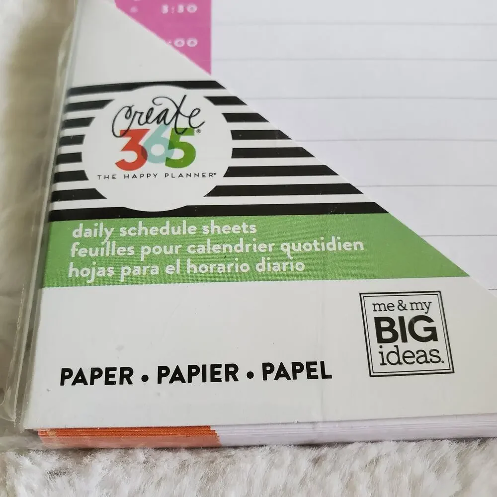 The Happy Planner priorities filler